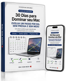 Mockup do Plano de Evolução de 30 Dias MAC SEM MEDO đ